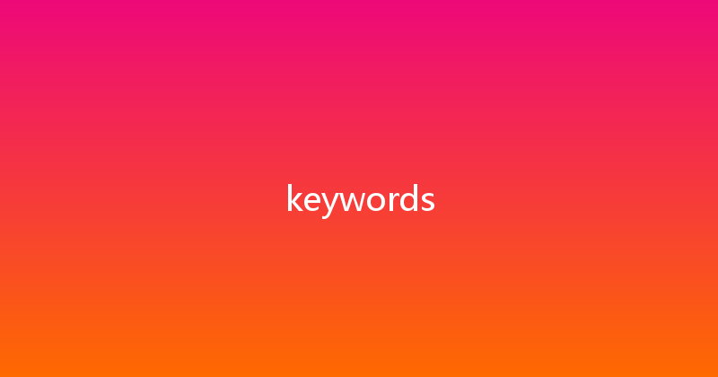 keywords 